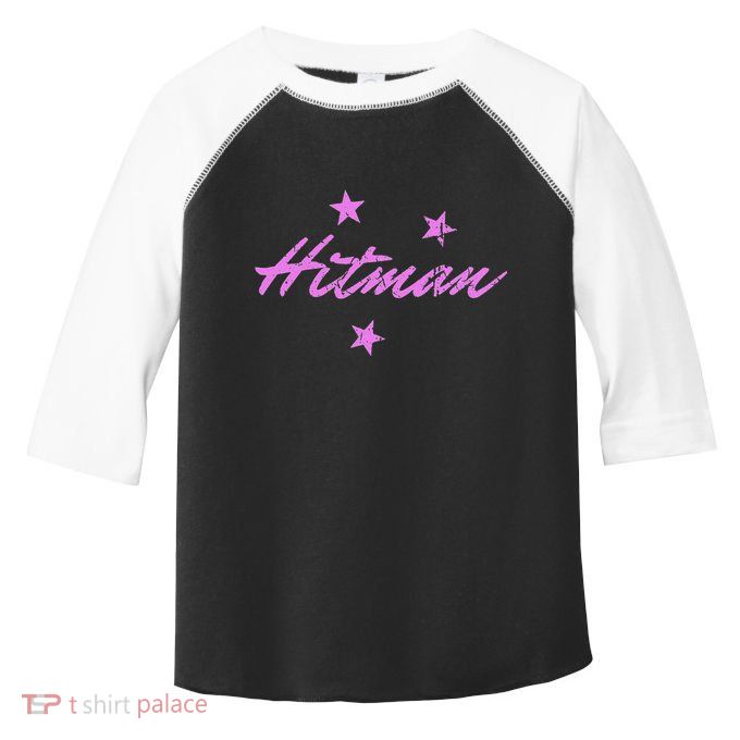 Hitman 90S Wrestling Fanatic Nostalgia Hart Vintage Graphic Toddler Fine Jersey T-Shirt