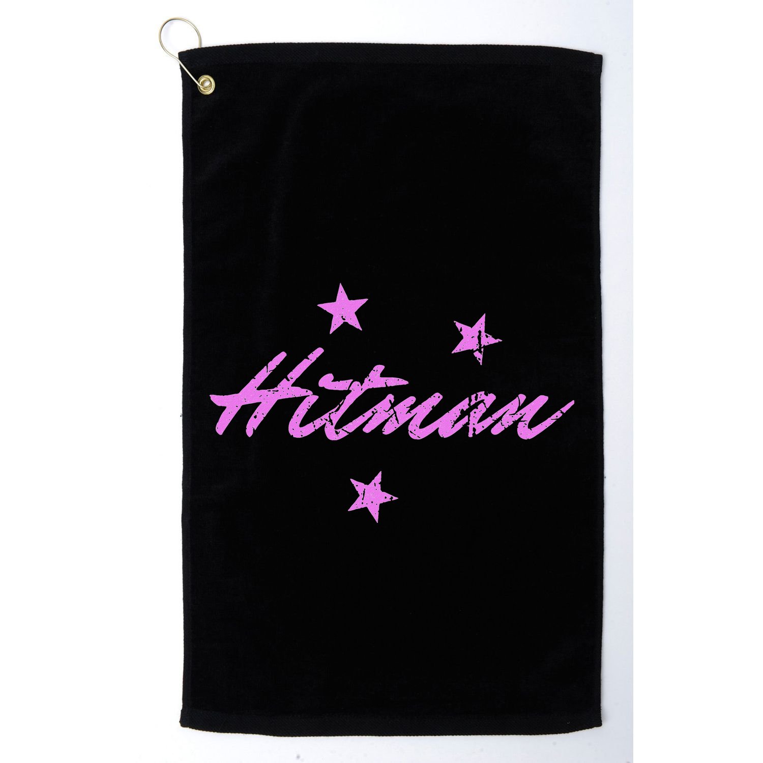 Hitman 90S Wrestling Fanatic Nostalgia Hart Vintage Graphic Golf Towel