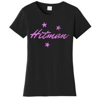 Hitman 90S Wrestling Fanatic Nostalgia Hart Vintage Graphic Women's T-Shirt