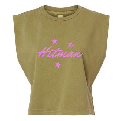 Hitman 90S Wrestling Fanatic Nostalgia Hart Vintage Graphic Garment-Dyed Women's Muscle Tee