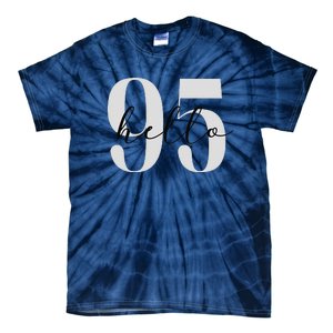 Hello 95 Years Birthday Bold Statement Tie-Dye T-Shirt