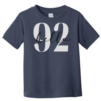 Hello 92 Years Birthday Celebration Toddler T-Shirt