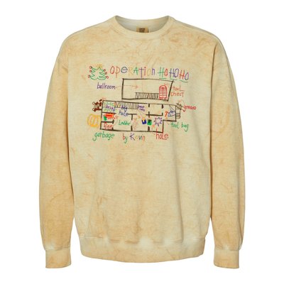 Home Alone 2 Christmas Kevin’S Drawing Operation Ho Ho Ho Colorblast Crewneck Sweatshirt