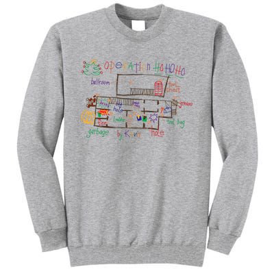 Home Alone 2 Christmas Kevin’S Drawing Operation Ho Ho Ho Tall Sweatshirt