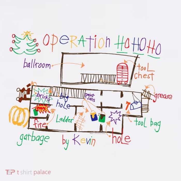 Home Alone 2 Christmas Kevin’S Drawing Operation Ho Ho Ho Cool Comfort Performance Bucket Hat