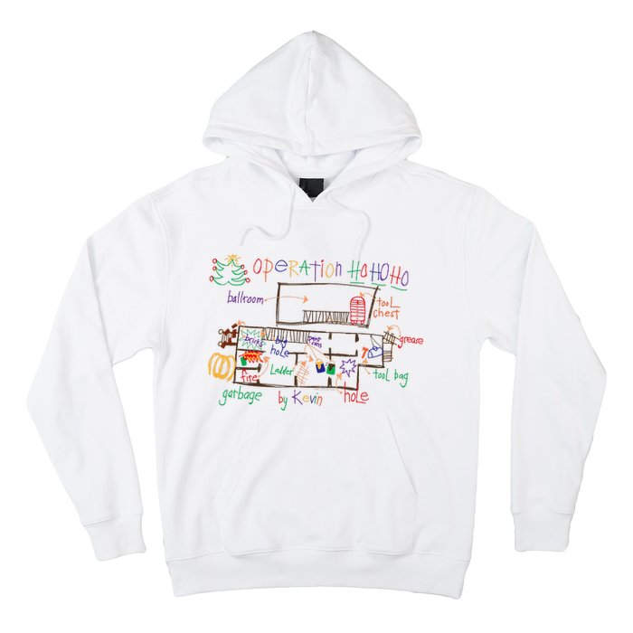 Home Alone 2 Christmas Kevin’S Drawing Operation Ho Ho Ho Hoodie