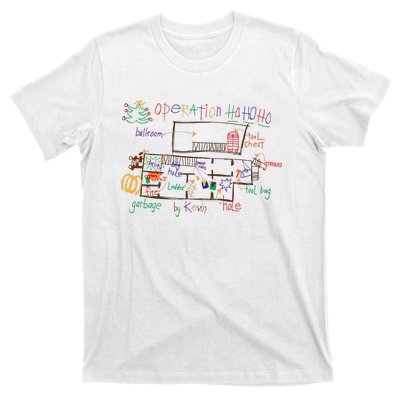 Home Alone 2 Christmas Kevin’S Drawing Operation Ho Ho Ho T-Shirt