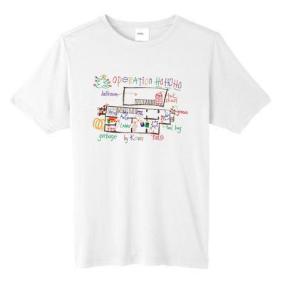 Home Alone 2 Christmas Kevin’S Drawing Operation Ho Ho Ho Tall Fusion ChromaSoft Performance T-Shirt