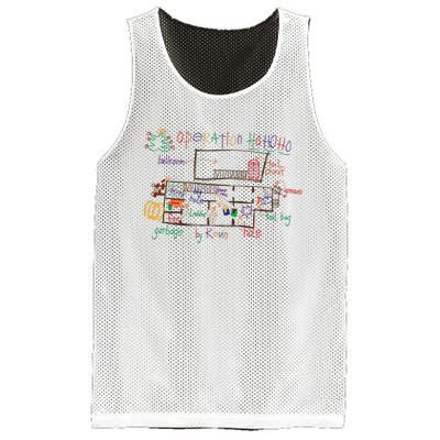 Home Alone 2 Christmas Kevin’S Drawing Operation Ho Ho Ho Mesh Reversible Basketball Jersey Tank