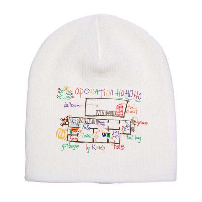 Home Alone 2 Christmas Kevin’S Drawing Operation Ho Ho Ho Short Acrylic Beanie
