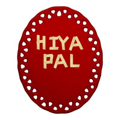 Home Alone 2 Sticky Bandits Masking Tape Quote Hiya Pa Ceramic Oval Ornament