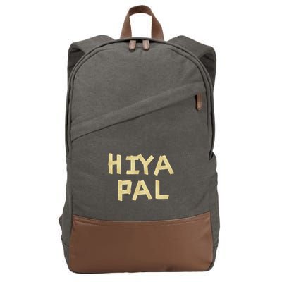 Home Alone 2 Sticky Bandits Masking Tape Quote Hiya Pal Cotton Canvas Backpack