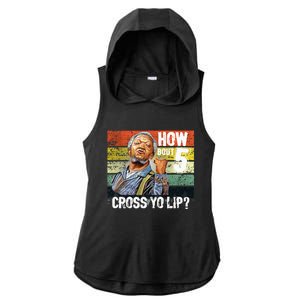 How About 5 Cross Yo Lips Son In Sanford City Ladies PosiCharge Tri-Blend Wicking Draft Hoodie Tank