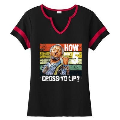 How About 5 Cross Yo Lips Son In Sanford City Ladies Halftime Notch Neck Tee