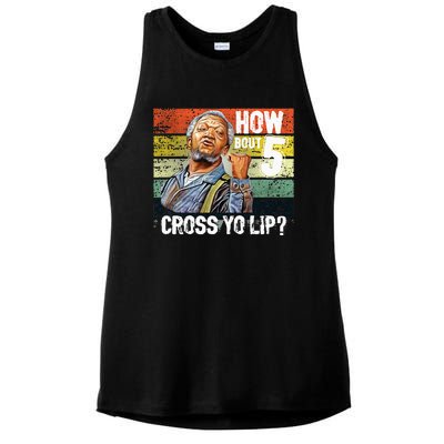 How About 5 Cross Yo Lips Son In Sanford City Ladies PosiCharge Tri-Blend Wicking Tank