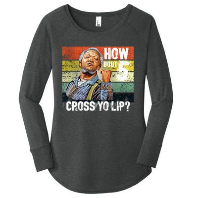 How About 5 Cross Yo Lips Son In Sanford City Women's Perfect Tri Tunic Long Sleeve Shirt