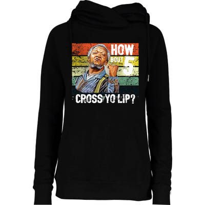 How About 5 Cross Yo Lips Son In Sanford City Womens Funnel Neck Pullover Hood