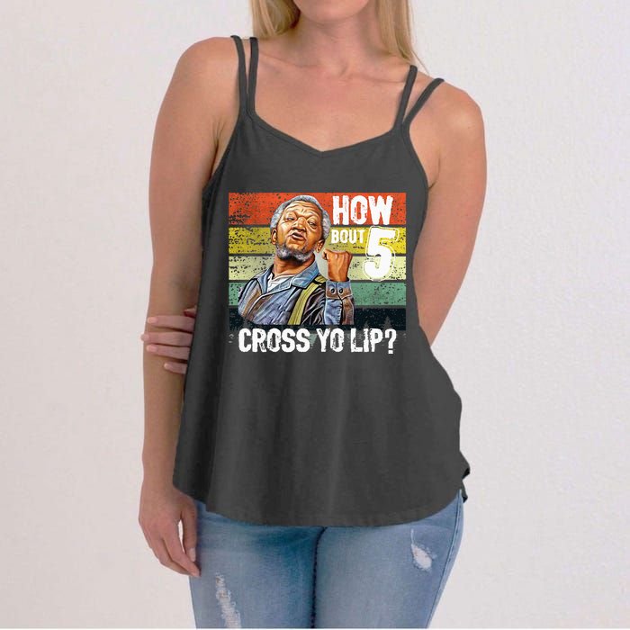 How About 5 Cross Yo Lips Son In Sanford City Women's Strappy Tank