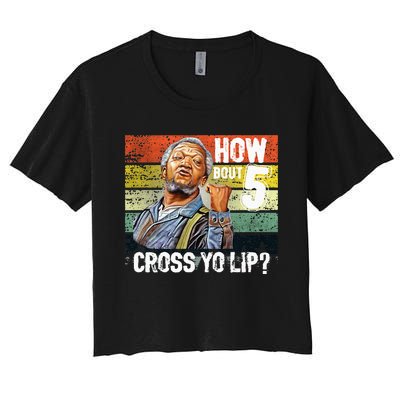 How About 5 Cross Yo Lips Son In Sanford City Women's Crop Top Tee