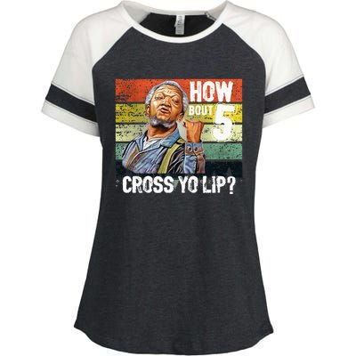 How About 5 Cross Yo Lips Son In Sanford City Enza Ladies Jersey Colorblock Tee