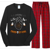 Heart Anatomy Anatomical Heart Halloween Nurse Long Sleeve Pajama Set