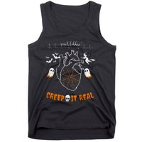 Heart Anatomy Anatomical Heart Halloween Nurse Tank Top