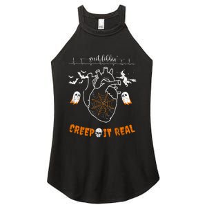 Heart Anatomy Anatomical Heart Halloween Nurse Women's Perfect Tri Rocker Tank