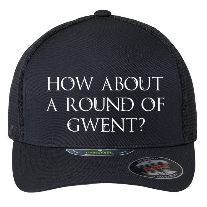 How About A Round Of Gwent Witcher 3 Wild Hunt Game Flexfit Unipanel Trucker Cap