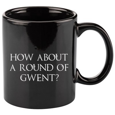 How About A Round Of Gwent Witcher 3 Wild Hunt Game 11oz C Handle Ceramic Mug