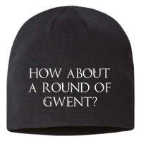 How About A Round Of Gwent Witcher 3 Wild Hunt Game Sustainable Beanie