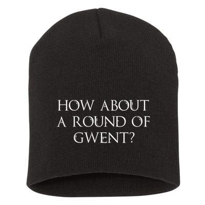 How About A Round Of Gwent Witcher 3 Wild Hunt Game Short Acrylic Beanie
