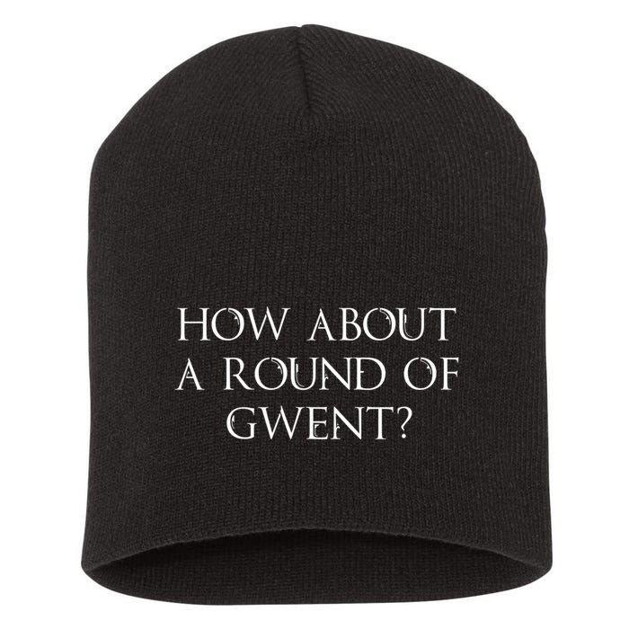 How About A Round Of Gwent Witcher 3 Wild Hunt Game Short Acrylic Beanie
