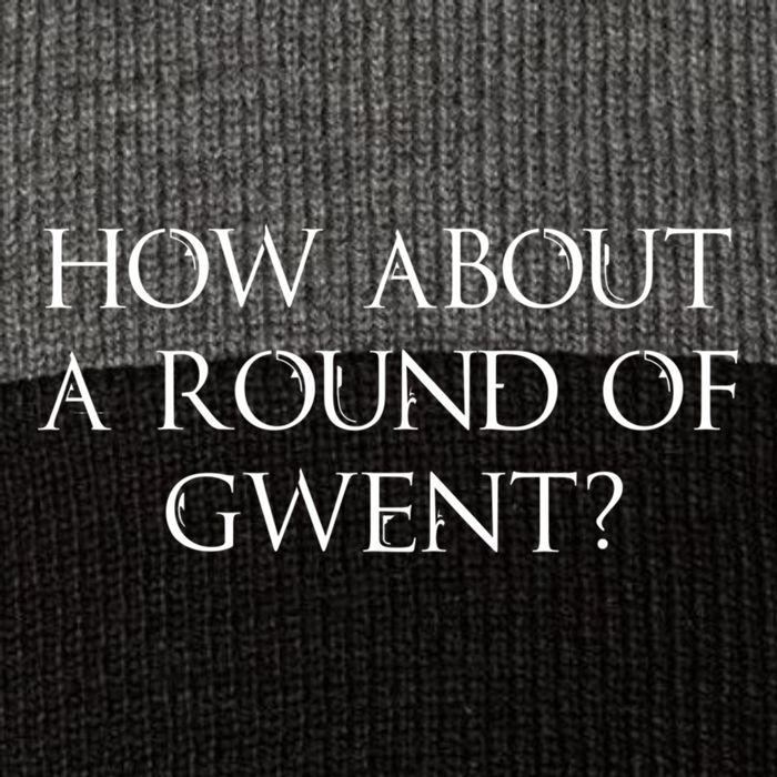 How About A Round Of Gwent Witcher 3 Wild Hunt Game Stripe Pom Pom Beanie