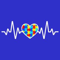 Heartbeat Autism Awareness Heart T-Shirt