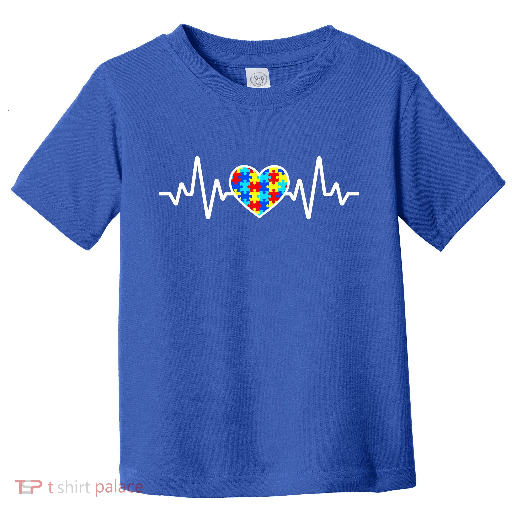 Heartbeat Autism Awareness Heart Toddler T-Shirt