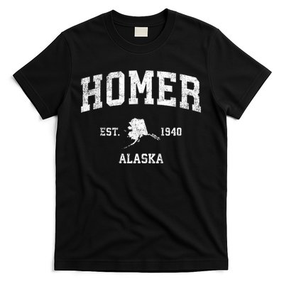 Homer Alaska Ak Vintage Sports T-Shirt