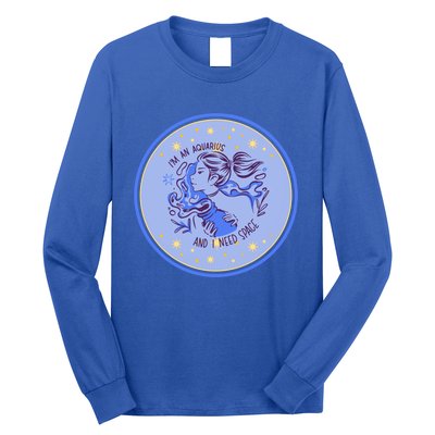 Horsocope Astrology Aquarius Gift Long Sleeve Shirt