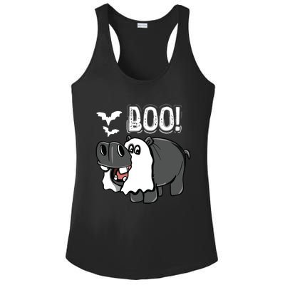 Hippo Africa Animal Hippopotamus Halloween Costume Ladies PosiCharge Competitor Racerback Tank