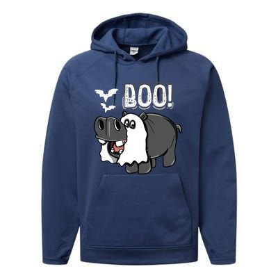 Hippo Africa Animal Hippopotamus Halloween Costume Performance Fleece Hoodie