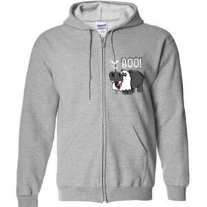 Hippo Africa Animal Hippopotamus Halloween Costume Full Zip Hoodie