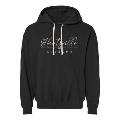 Huntsville Alabama Al On Huntsville Garment-Dyed Fleece Hoodie