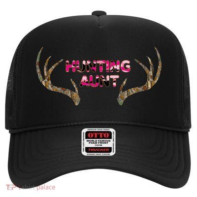 Hunting Aunt Auntie High Crown Mesh Back Trucker Hat