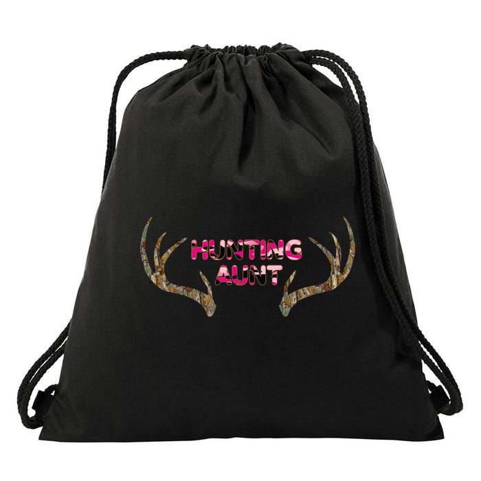 Hunting Aunt Auntie Drawstring Bag