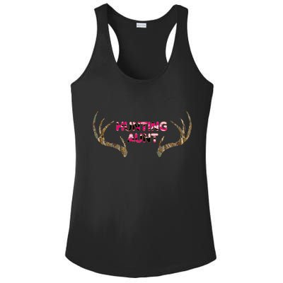 Hunting Aunt Auntie Ladies PosiCharge Competitor Racerback Tank