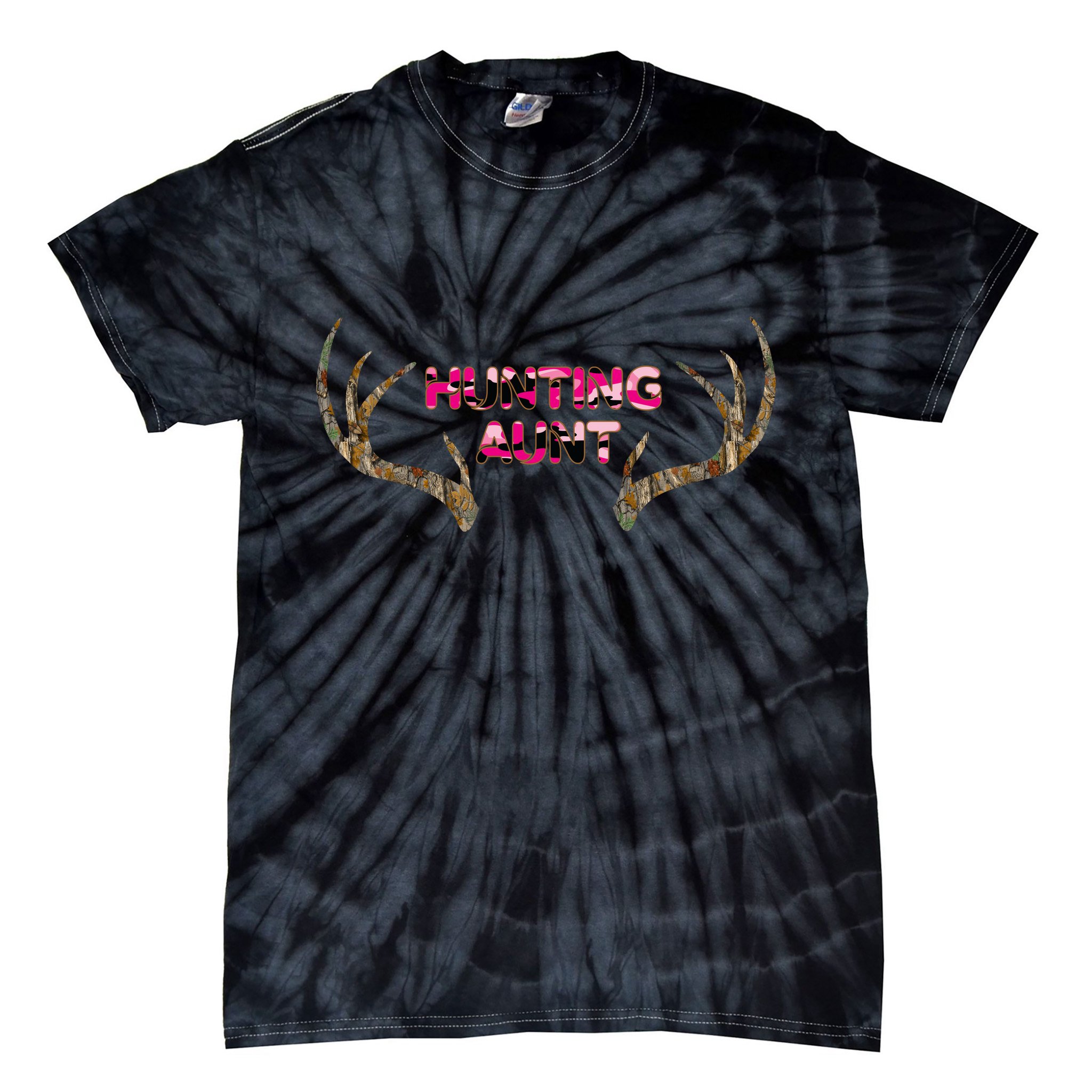 Hunting Aunt Auntie Tie-Dye T-Shirt