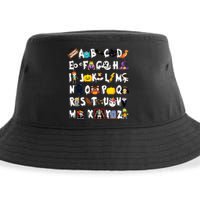 Halloween Alphabet Abcs Learning Kindergarten Teacher Sustainable Bucket Hat