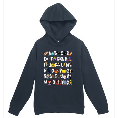 Halloween Alphabet Abcs Learning Kindergarten Teacher Urban Pullover Hoodie