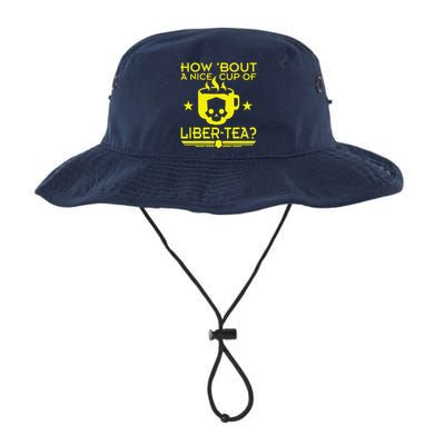 How About A Nice Cup Of Libert Tea Funny Legacy Cool Fit Booney Bucket Hat