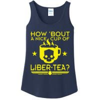 How About A Nice Cup Of Libert Tea Funny Ladies Essential Tank