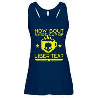 How About A Nice Cup Of Libert Tea Funny Ladies Essential Flowy Tank